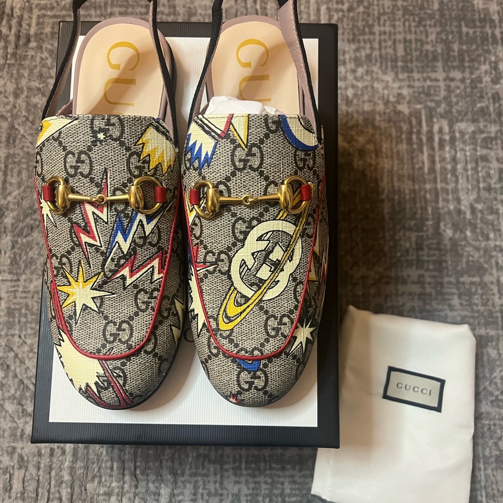 COPY - NIB Gucci Children’s Princeton Slipper Sz UK 33/ US Sz 2